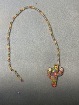 Beaded Bookmark With Cactus Charm - $8.59
