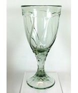 NORITAKE SWEET SWIRL Wine Glass Light Green 6-3/4&quot; Pattern 603 Discontinued - £7.73 GBP