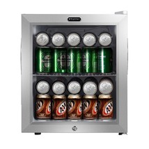Whynter BR-062WS, 62 Can Capacity Stainless Steel Beverage Refrigerator with Loc - £254.16 GBP