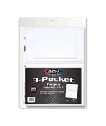 Pack of 20 PRO 3-POCKET PHOTO PAGE (1-PRO3T-20) - $13.52 CAD