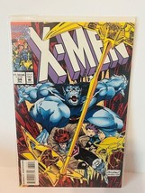 X-Men #34 Comic Book Marvel Super Heroes Vtg 1994 Uncanny Beast Gambit BC5 - £10.82 GBP
