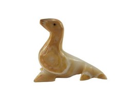 Marble Onyx Penguin Hand Carved Figurine Statue - £15.46 GBP