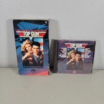 Top Gun Lot VHS 1986 Starring Tom Cruise and Movie Motion Picture Soundtrack - £9.89 GBP