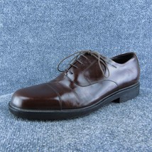 Rockport M1701 Men Oxfords Shoes Brown Leather Lace Up Size 11.5 Medium - £27.15 GBP