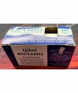 Vintage ~ OXFORD ~ Rol-Labels No.R444  ~ White Paper  Original Box - $185.77 MXN