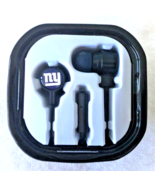 Licensed NY &quot;GIANTS&quot; Audible Handsfree Noise-Isolating  Earbuds W/Microp... - £9.32 GBP