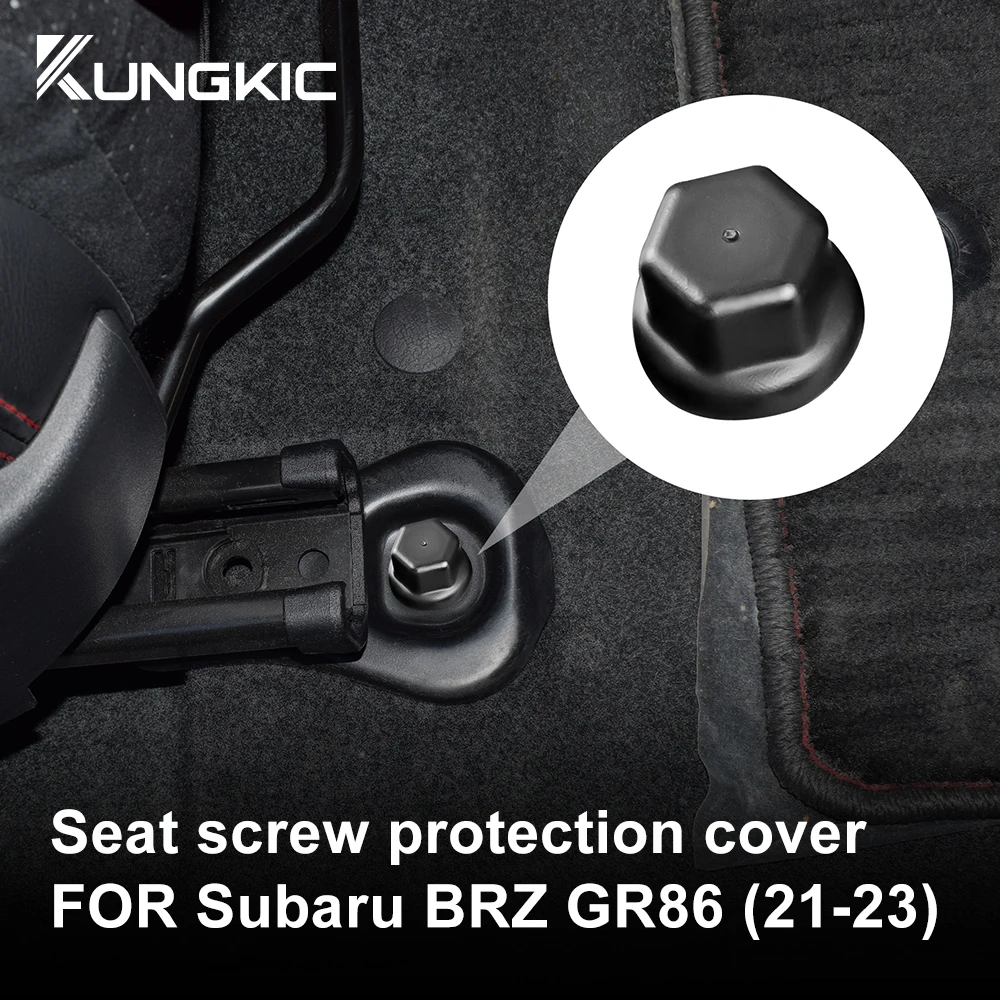 Car Seat Screw Protection 10PCS Caps Cover For Subaru BRZ Toyota GR86 2021 2022 - £13.28 GBP