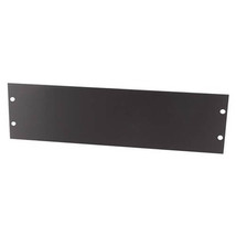 ALuminium Rack Cabinet Panel (Black) - 3 Unit 132mm - £57.56 GBP