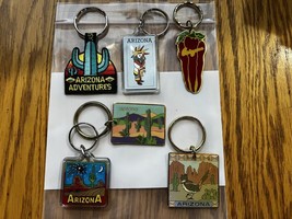 Lot of 6 Arizona Souvenir Keychains - $4.74