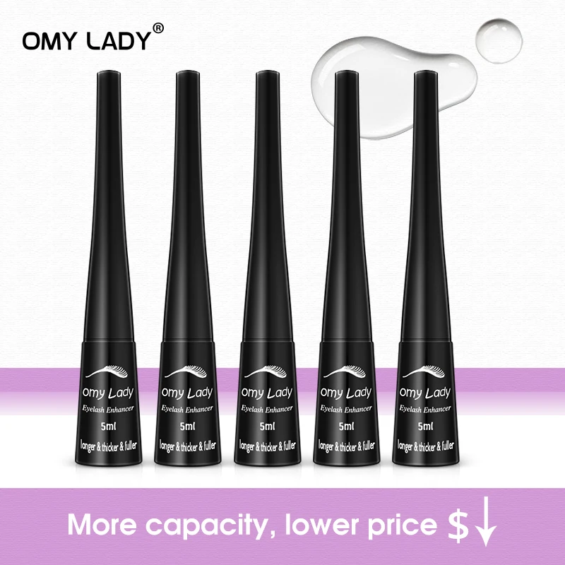 5PCS OMY LADY Eyelash Enhancer 100%  Eyelash Growth Treatment Serum Plan... - $70.05