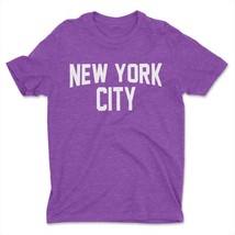 New York City Men&#39;s T-Shirt Soft Ringspun Cotton (Heather Green) - £12.63 GBP+