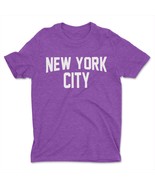 New York City Men&#39;s T-Shirt Soft Ringspun Cotton (Heather Green) - £12.59 GBP+