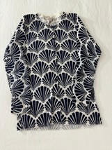 Merona Women&#39;s Black &amp; White Floral Long Sleeve Sweatshirt Size Small - $16.82