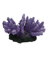 Purple Lilac Stag Coral Aquarium Fish Tank Ornament, Fish Safe Polyresin... - £13.89 GBP