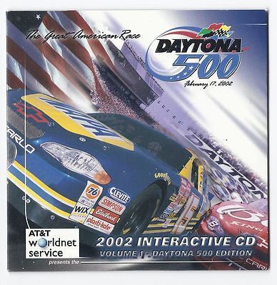 2002 Daytona 500 Interactive CD Race Program - $9.98