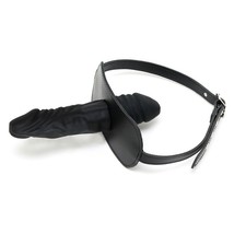 Leather Penis Gag And Dildo with Free Shipping - £137.54 GBP