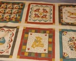 FABRI-QUILT BY CUDDLE PRINTS PILLOW SQUARES OR QUILT TOP FABRIC 49&quot; X 31&quot; W - $10.00