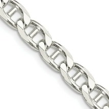 REAL Sterling Silver 6.5mm Flat Cuban Anchor 20in Chain - £283.20 GBP