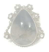 Labradorite Ring Vintage Southwest Boho Sterling Silver Size 5.50 Women - £30.50 GBP