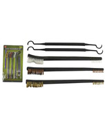 NEW - 5 Piece Gun Cleaning Brush Set with Brass Copper Nylon Brushes and... - $14.80