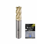 Micro Grain Carbide Roughing End Mill, Zrn-A Coating, 4-Flute, Speed Tiger - $57.58 CAD