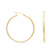 14k Yellow Gold Plated Large Circle Hinged Hoop Earrings Wedding Party J... - $103.88