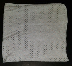 Garanimals Orange Blue Brown White Polka Dot Receiving Blanket Lovey 100% Cotton - £13.42 GBP