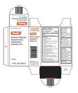 2 Pack  GENERIC MURO 128 SOLUTION Sodium Chloride  Eye Drops 5% 15ml  - $21.99