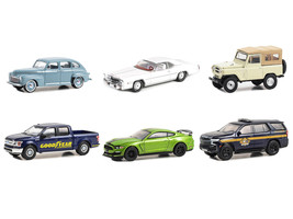 &quot;Anniversary Collection&quot; Set of 6 pieces Series 16 1/64 Diecast Model Ca... - $65.54
