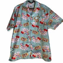 UZZI amphibious gear Welcome to Las Vegas button down shirt mens S - £20.18 GBP