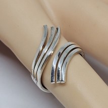 925 Sterling Silver - Wrap Ring Size 5.5 - £19.48 GBP