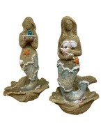 Gallarie II Figurines Sandy Mermaids with Shells Set of 2 9.5 inch Assor... - £28.88 GBP