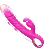 Thrusting Vibrator Adult Sex Toy G Spot Clitoral Rabbit Vibrator Rose Co... - €24,60 EUR