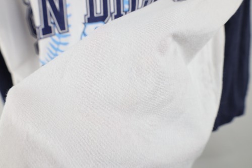 Vtg 90s Mens M University of San Diego Baseball 3/4 Sleeve Raglan T-Shirt USA Item image 7