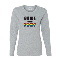 UGP Campus Apparel Bride with Pride - Wedding Engagement LGBT Womens Long Sleeve - £22.44 GBP+