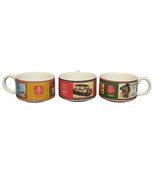 Set of 3 Nabisco Soup Mugs Cups Premium Soda Crackers, Uneeda &amp; Pilot Bi... - $33.92 CAD