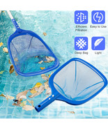 Encrypted Pool Cleaning Net Plastic Frame Swimming Pond Leaf Rake Cleane... - £18.75 GBP