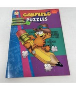 Garfield Puzzles See A Word Mazes Crosswords 1991 Golden Books Paperback - $9.89