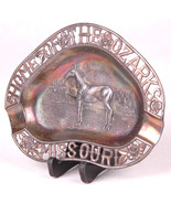 Vtg HOME OF THE OZARKS, MISSOURI Ashtray-HORSE-Copper Plated-MIJ-5.5&quot; ac... - $29.42 CAD