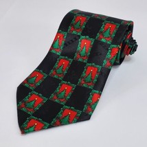 Yule Tie Greetings MMG Hallmark  Christmas Tree Tie Necktie Holiday Season - £11.67 GBP