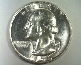 1956 Washington Quarter Choice Uncirculated+ Ch. Unc.+ Nice Original Coin - $14.00