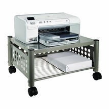 Mobile Heavy Duty Under-desk Printer Stand in Matte Gray - $208.49