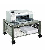 Mobile Heavy Duty Under-desk Printer Stand in Matte Gray - $3,897.51 MXN