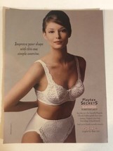 1996 Playtex Secrets Forever Lace Vintage Print Ad Advertisement pa13 - £7.02 GBP