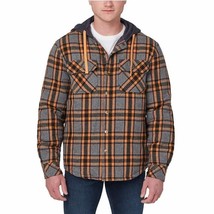 Legendary Outfitters Cotton Flannel Shirt Jacket, Color: Brown, Size: Large - £31.06 GBP