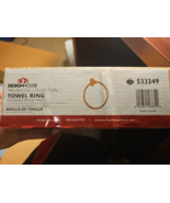 533349 Accessories Bathroom Hardware, Towel Ring, Polished Brass - $22.08 CAD