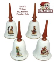 Hummel Porcelain Bells - Lot of 4 Vintage Goebel Bells - £39.01 GBP