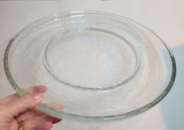 Clear Glass Cheese & Cracker or Dessert Plate & Dome Lid image 3
