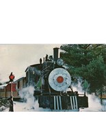 Edaville Railroad Locomotive 7 South Carver Massachusetts Postcard - £6.29 GBP