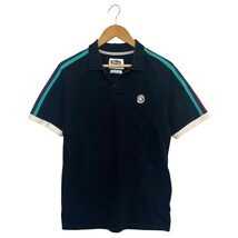 Billionaire Boys Club Polo Shirt Mens Medium Black Astronaut Patch Stree... - $62.39 CAD